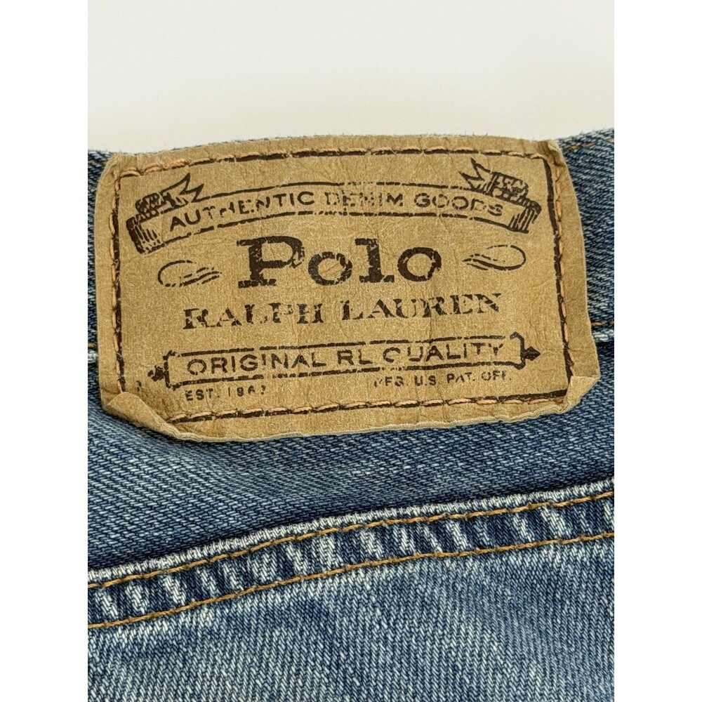 Polo Ralph Lauren The Avery Boyfriend Patchwork Jeans Size 30 - Picture 9 of 12